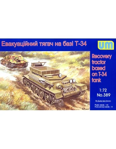 Recovery tractor on T-34 basis, 1/72 - Unimodels UM389