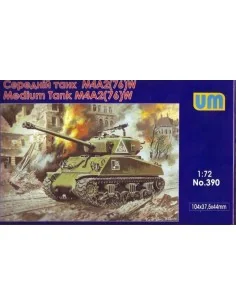 [NO_DESC] M4A2(76)W US medium tank, 1/72 - Unimodels UM390