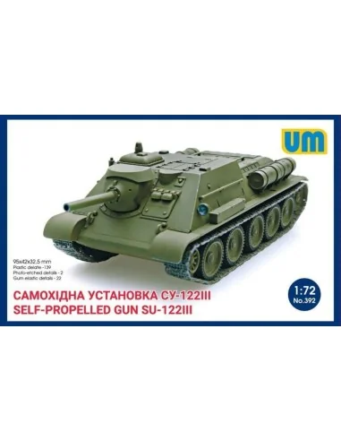 Self-propelled artillery gun SU-122III, 1/72 - Unimodels UM392