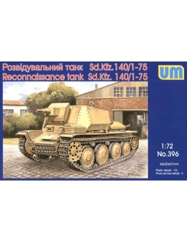 Reconnaissance tank Sd.Kfz 140/1-75, 1/72 - Unimodels UM396
