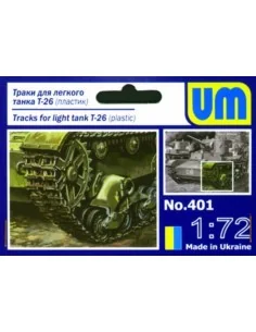 Ketten für Light Tank T-26, 1/72 - Unimodels UMT401