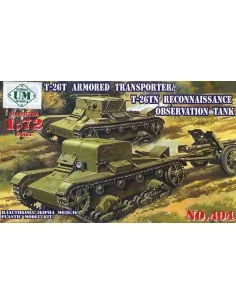 T-26T Armored transporter/T-26TN Reconnaissance observation tank, 1...