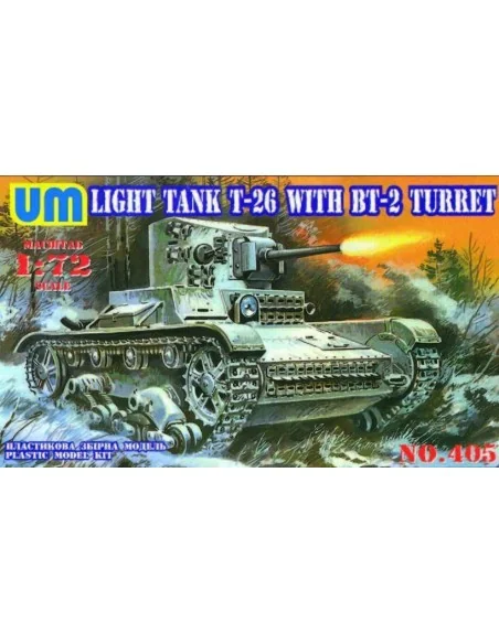 T-26 mit BT-2 Turret, 1/72 - Unimodels UMT405