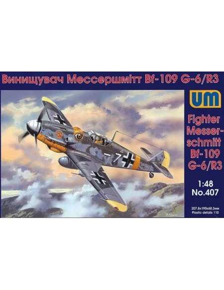 Messerschmitt Bf-109 G-6/R3, 1/48 - Unimodels UM407