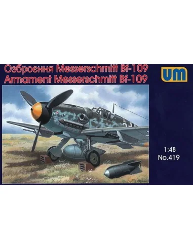 Armament Messerschmitt Bf-109, 1/48 - Unimodels UM419