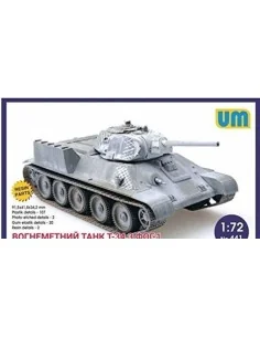 [NO_DESC] T-34 flame-throwing tank with FOG-1, 1/72 - Unimodels UM441