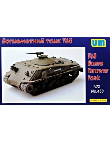 [NO_DESC] T68 Flame thrower Tank, 1/72 - Unimodels UM450