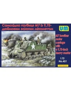M7 howitzer motor carriage with a 9, 75-inch heavy mortar, 1/72 - U...