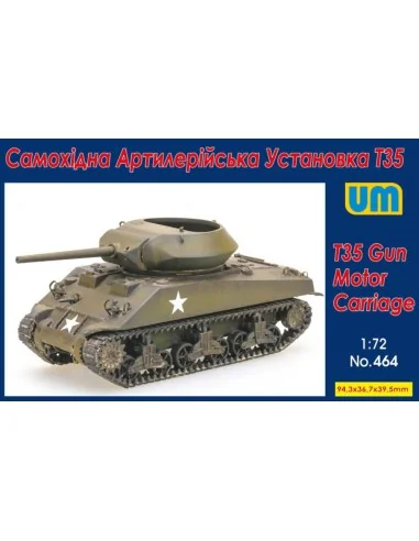 T35 Gun Motor Carriage, 1/72 - Unimodels UM464