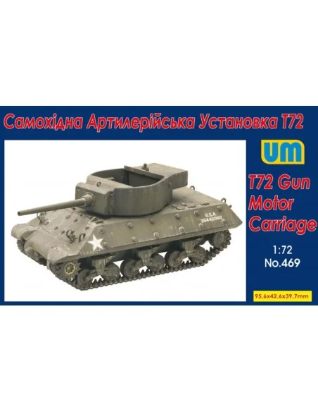 [NO_DESC] T72 Gun Motor Carriage, 1/72 - Unimodels UM469