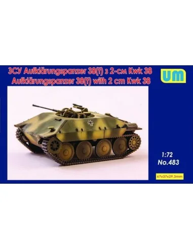[NO_DESC] Aufklarungspanzer 38(t) with 2cm Kwk38, 1/72 - Unimodels ...