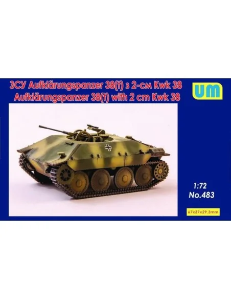 [NO_DESC] Aufklarungspanzer 38(t) with 2cm Kwk38, 1/72 - Unimodels ...