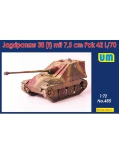 Jagdpanzer 38(t) mit 7.5cm Pak 42 L/70, 1/72 - Unimodels UM485