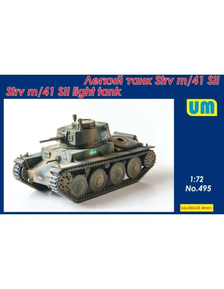 Strv m/41 SII light tank, 1/72 - Unimodels UM495