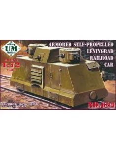 Leningrad railroad car, 1/72 - Unimodels UMT604