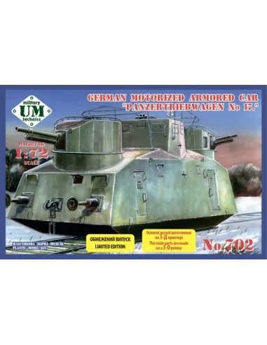 [NO_DESC] Panzertribwagen No.17 German motorized armored car, 1/72 ...