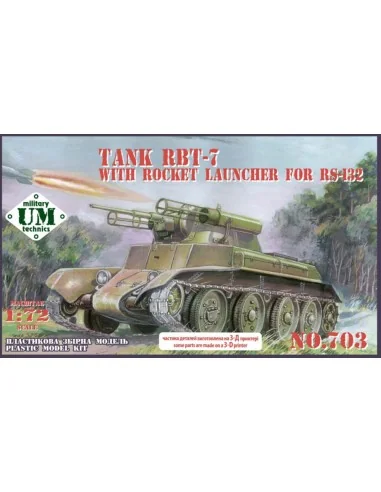 RBT-7 tank with rocket launcher for RS-132, 1/72 - Unimodels UMT703