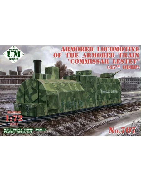 Armored locomotive Ov No. 4994 No. 2 Commissar Lestev of the 45th d...