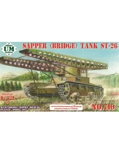 ST-26 sapper (bridge) tank, rubber tracks, 1/72 - Unimodels UMT710