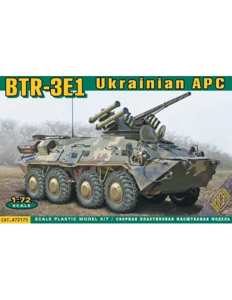 [NO_DESC] BTR-3E1 Ukrainian armored personnel carr, 1/72 - ACE ACE7...
