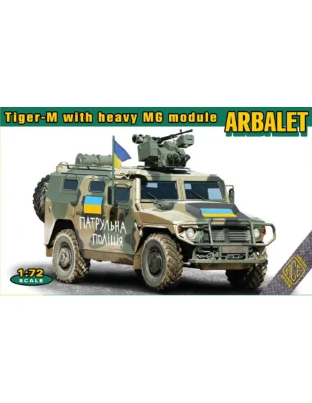 Tiger-M with heavy MG module ARBALET, 1/72 - ACE ACE72188