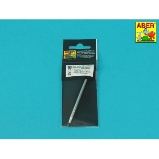 Only barrel: 76 mm without muzzle brake for Sherman M4A3E8, 1/35 - ...