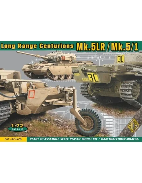 Centurion Mk.5LR/Mk.5/1 w/external fuel tanks, 1/72 - ACE ACE72428