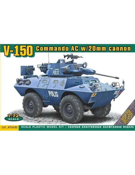 [NO_DESC] V-150 Commando AC w/20mm cannon, 1/72 - ACE ACE72430