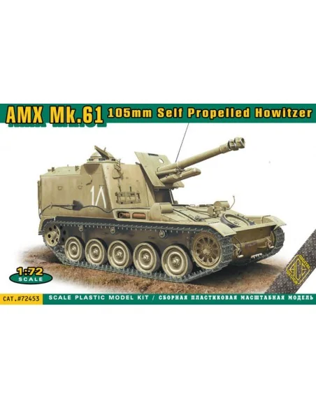 AMX MK.61 105mm self propelled howitzer, 1/72 - ACE ACE72453