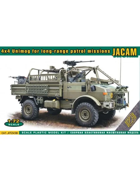 [NO_DESC] 4x4 Unimog for long-range Patrol Missions JACAM, 1/72 - A...