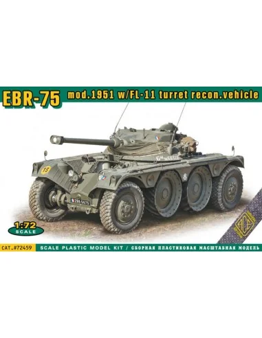 EBR-75 mod.1951 w/FL-11 turret recon. vehicle, 1/72 - ACE ACE72459