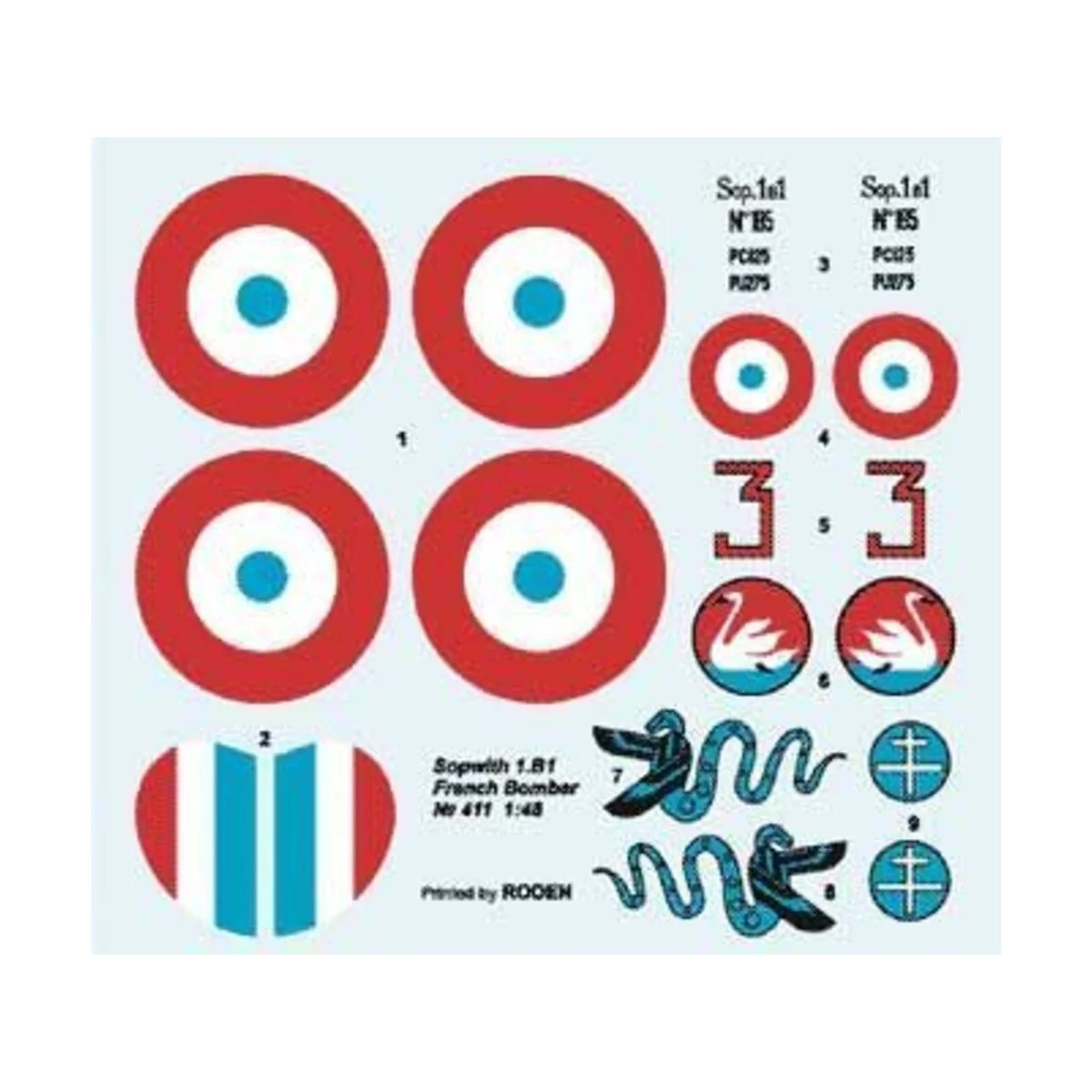 Sopwith 1.B1 French Bomber, 1/48 - Roden 411 Sopwith 1.B1 French Bomber, 1/48 - Roden 411