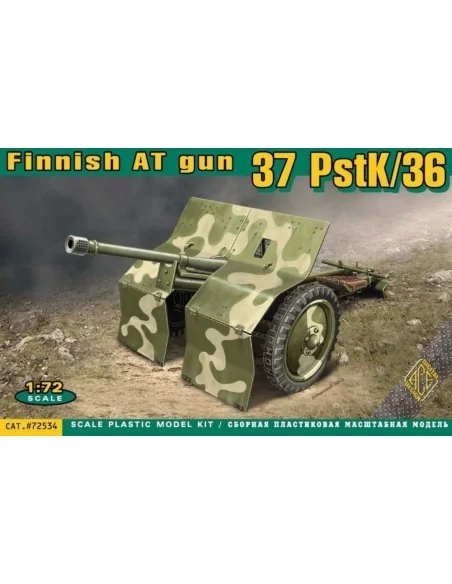 PstK/36 Finnish 37mm anti-tank gun, 1/72 - ACE ACE72534