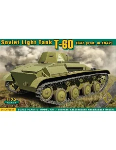 T-60 Soviet light tank(GAZ prod.m.1942), 1/72 - ACE ACE72541