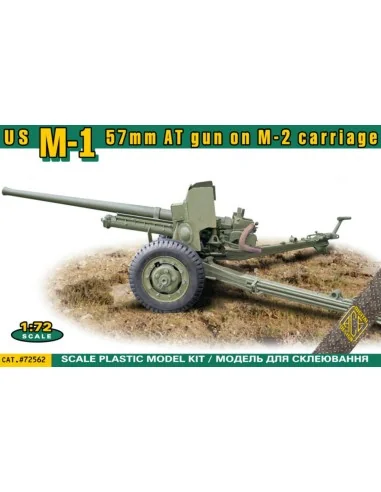 US M-1 57mm AT gun on M-2 carriage, 1/72 - ACE ACE72562