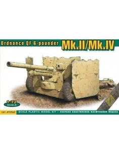 Ordnance QF 6-pounder Mk.II/Mk.IV, 1/72 - ACE ACE72563