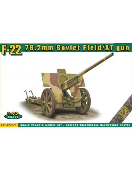 F-22 Soviet 76.2mm Soviet field/AT gun, 1/72 - ACE ACE72572