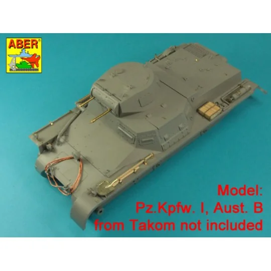 Pz.Kpfw. I, Ausf.A/B (Sd.Kfz. 101) Tool & Equipment holders, 1/16 -...