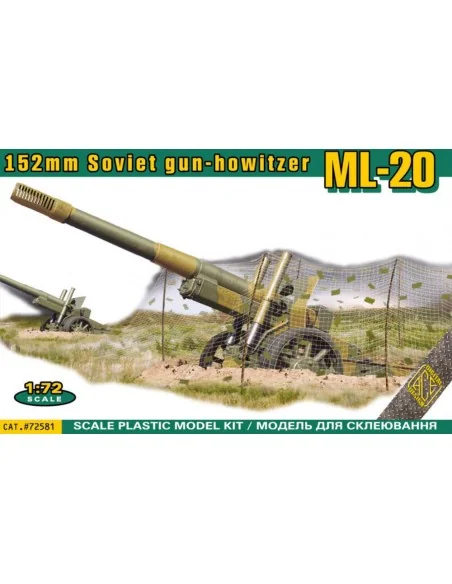 WWII ML-20 Soviet 152mm gun-howitzer, 1/72 - ACE ACE72581