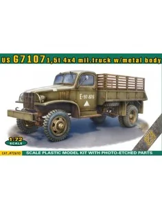 US G7107 1, 5t 4x4 army truck w/metal body, 1/72 - ACE ACE72610