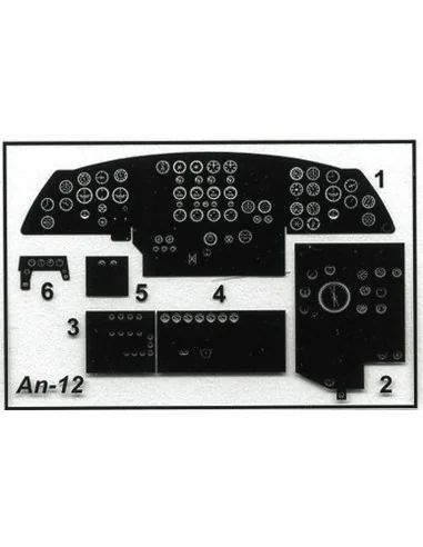 [NO_DESC] PE-Set for An-12 Cub (RODEN) Für Roden - Bausatz, 1/72 - ...
