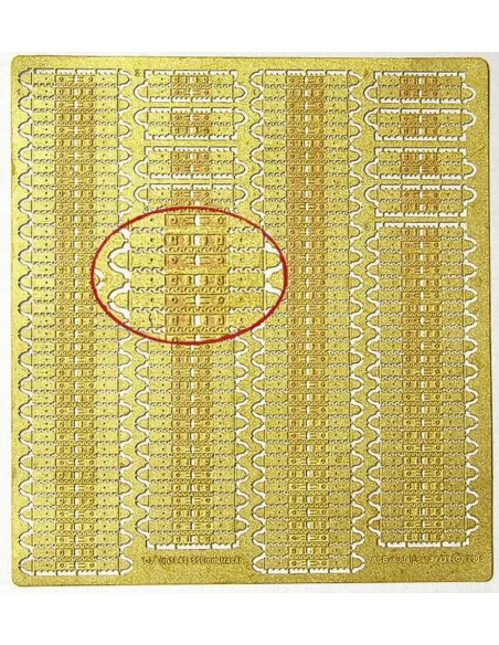 PE-Tracks for T-34 Mod.1941 (550mm wide) für Dragon/Unimodel Bausat...