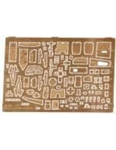 photo-etched set Mi-24A cockpit interior, 1/72 - ACE PE7259