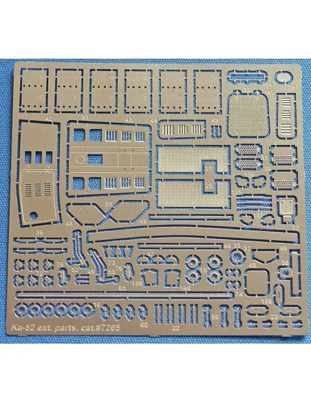 Photo-etched set for Ka-52 helicopter, 1/72 - ACE PE7265
