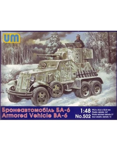 BA-6 Soviet armored vehicle, 1/48 - Unimodels UM502
