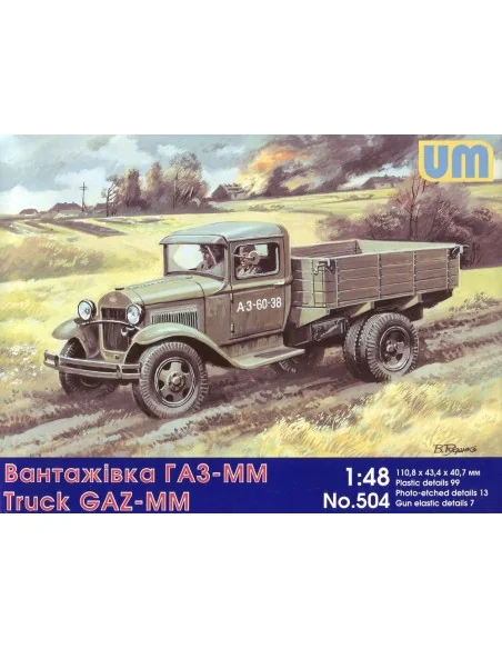 GAZ-MM Soviet truck, 1/48 - Unimodels UM504