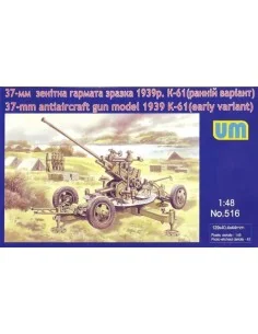 37mm anti-aircraft gun model 1939 K-61, 1/72 - Unimodels UM516