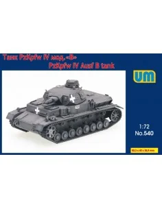 Pz.Kpfw IV Ausf B tank, 1/72 - Unimodels UM540
