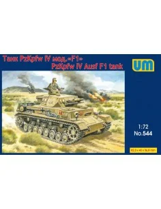 Panzer IV Ausf F1 tank, 1/72 - Unimodels UM544