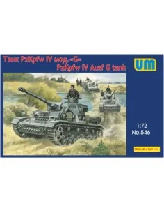 Panzer IV Ausf G tank, 1/72 - Unimodels UM546
